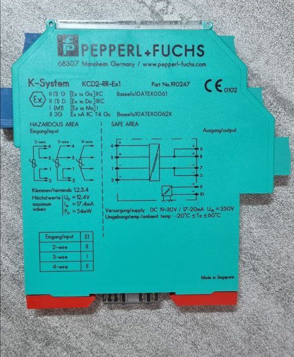 Pepperl + Fuchs  190247 Повторитель температуры KCD2-RR-EX1