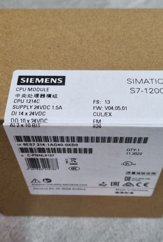 Центральный процессор Siemens 6ES7 214-1AG40-0XB0
